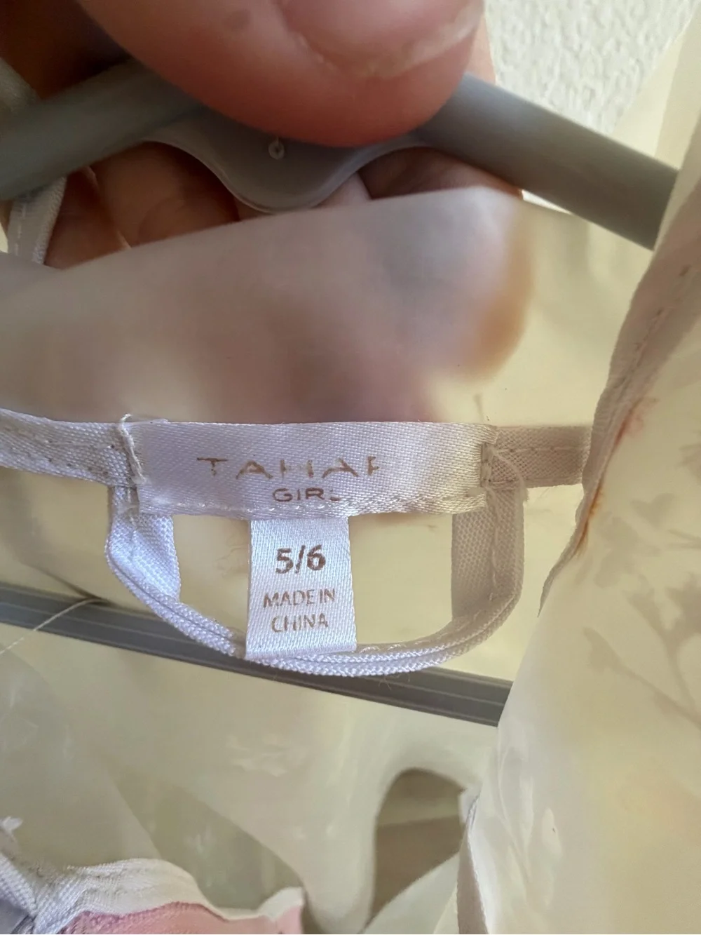 Tahari transparent hooded